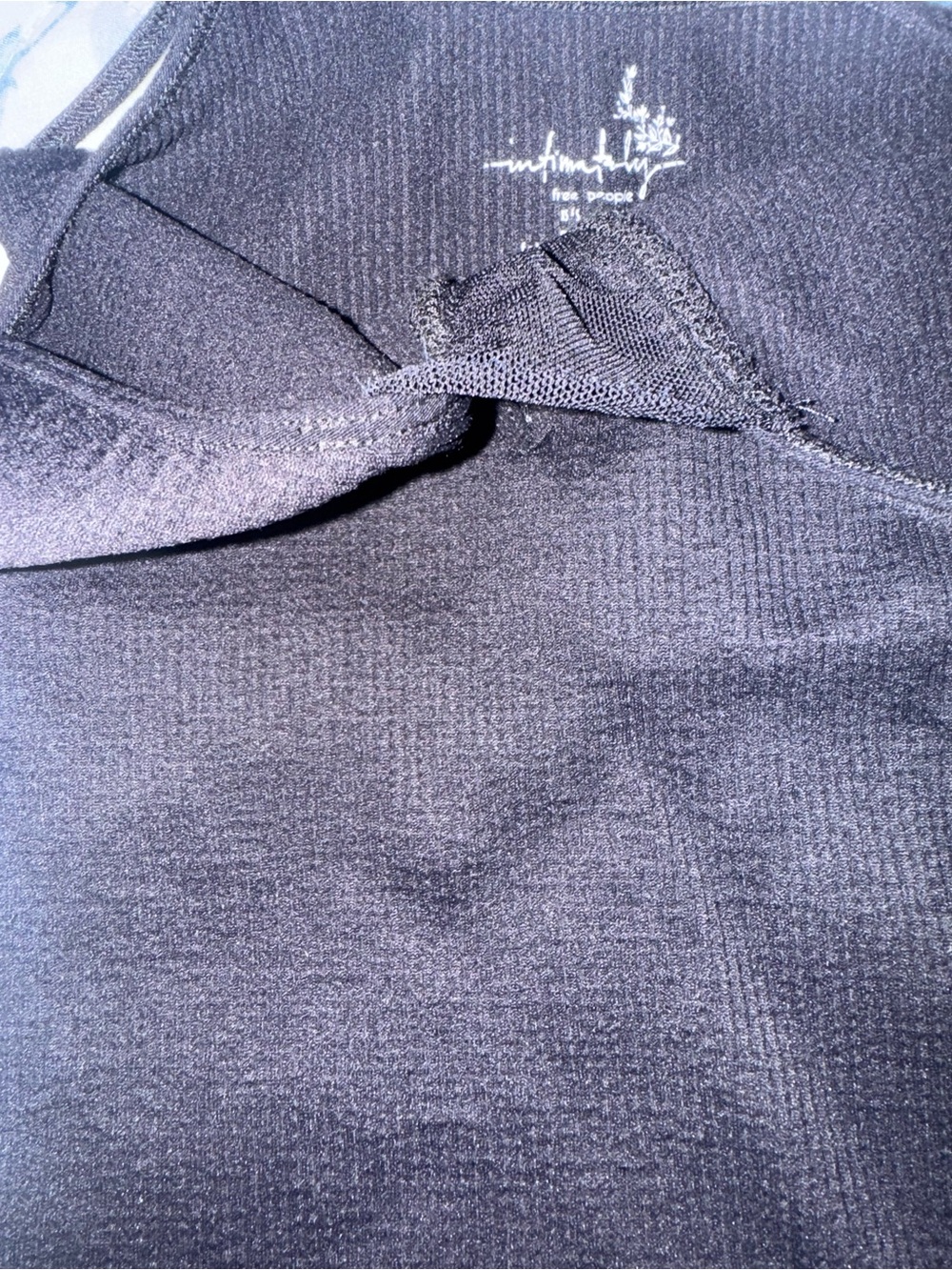 Free People Men’s Black Crewneck Knit Sweater